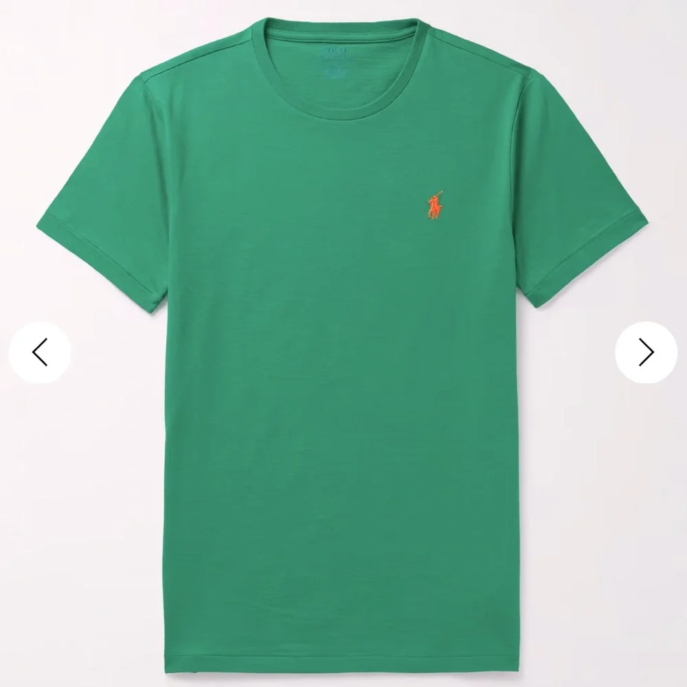 POLO | 100% cotton green classic T Shirt | size XL - Picture 4 of 8
